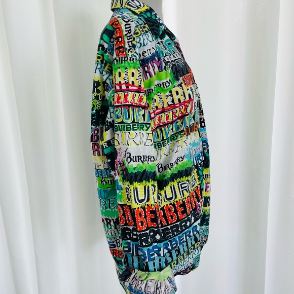 Authentic Burberry cotton button shirt Unisex Limited edition. - Picture 4 of 10